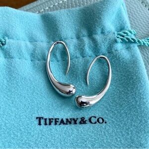 Tiffany & Co. Elsa Peretti Teardrop Hoop Earrings